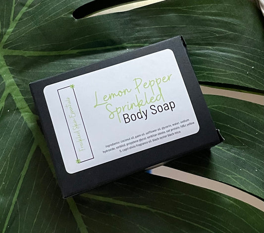 Lemon Pepper Sprinkled Body Soap
